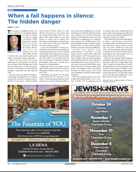 When a fall happens in silence: The hidden danger